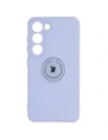 Bizon Case Szilikon Gyűrű Sq do Samsung Galaxy S23 világoslila