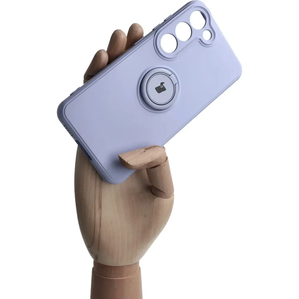 Hurtownia GSM - Bizon Case Szilikon Gyűrű Sq do Samsung Galaxy S23 világoslila - BIZ7856 - {ean13} - Hurt