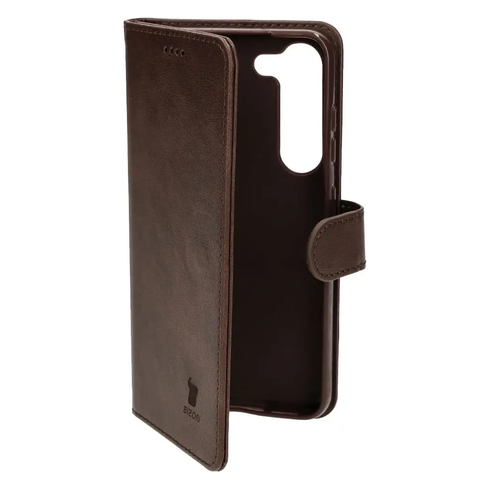 Hurtownia GSM - Bizon Case Wallet Samsung Galaxy S23 sötétbarna - BIZ7857 - {ean13} - Hurt