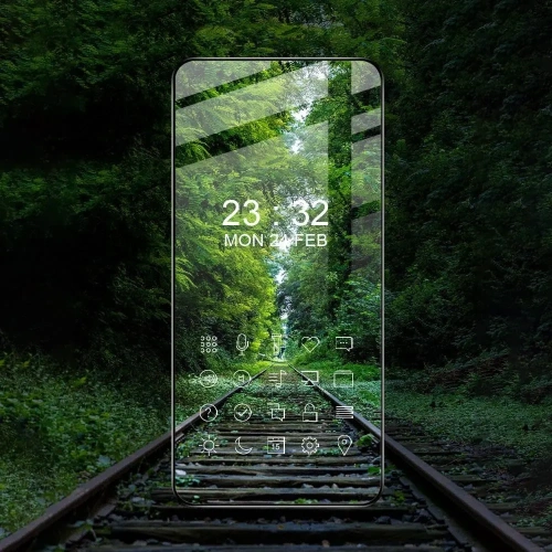 Szkło hartowane Bizon Glass Edge 2 do Samsung Galaxy S23 czarne