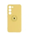 Bizon Case Szilikon Gyűrű Sq do Samsung Galaxy S23 sárga