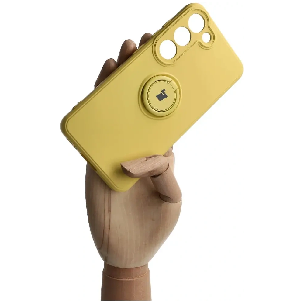 Hurtownia GSM - Bizon Case Szilikon Gyűrű Sq do Samsung Galaxy S23 sárga - BIZ7858 - {ean13} - Hurt