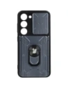 Hurtownia GSM - Bizon Case Camshield Kártyahely Gyűrű Samsung Galaxy S23 szürke - BIZ7859 - {ean13} - Hurt