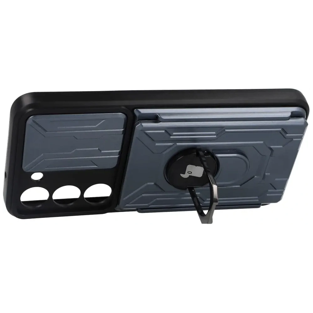 Hurtownia GSM - Bizon Case Camshield Kártyahely Gyűrű Samsung Galaxy S23 szürke - BIZ7859 - {ean13} - Hurt