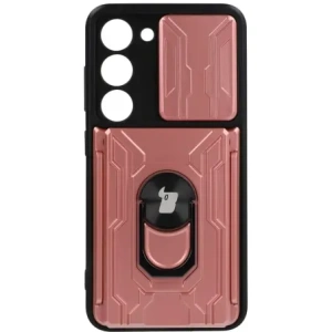 Hurtownia GSM - Bizon Case Camshield Card Slot Ring Samsung Galaxy S23 roz deschis - BIZ7860 - {ean13} - Hurt