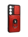 Hurtownia GSM - Bizon Case Camshield Kártyahely Gyűrű Samsung Galaxy S23 piros - BIZ7861 - {ean13} - Hurt