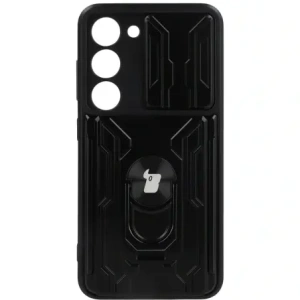 Hurtownia GSM - Bizon Case Camshield Kártyahely Gyűrű Samsung Galaxy S23 fekete - BIZ7862 - {ean13} - Hurt