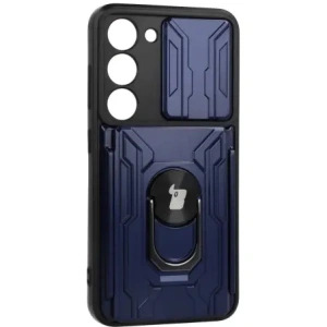 Hurtownia GSM - Bizon Case Camshield Card Slot Ring Samsung Galaxy S23 albastru marin - BIZ7863 - {ean13} - Hurt