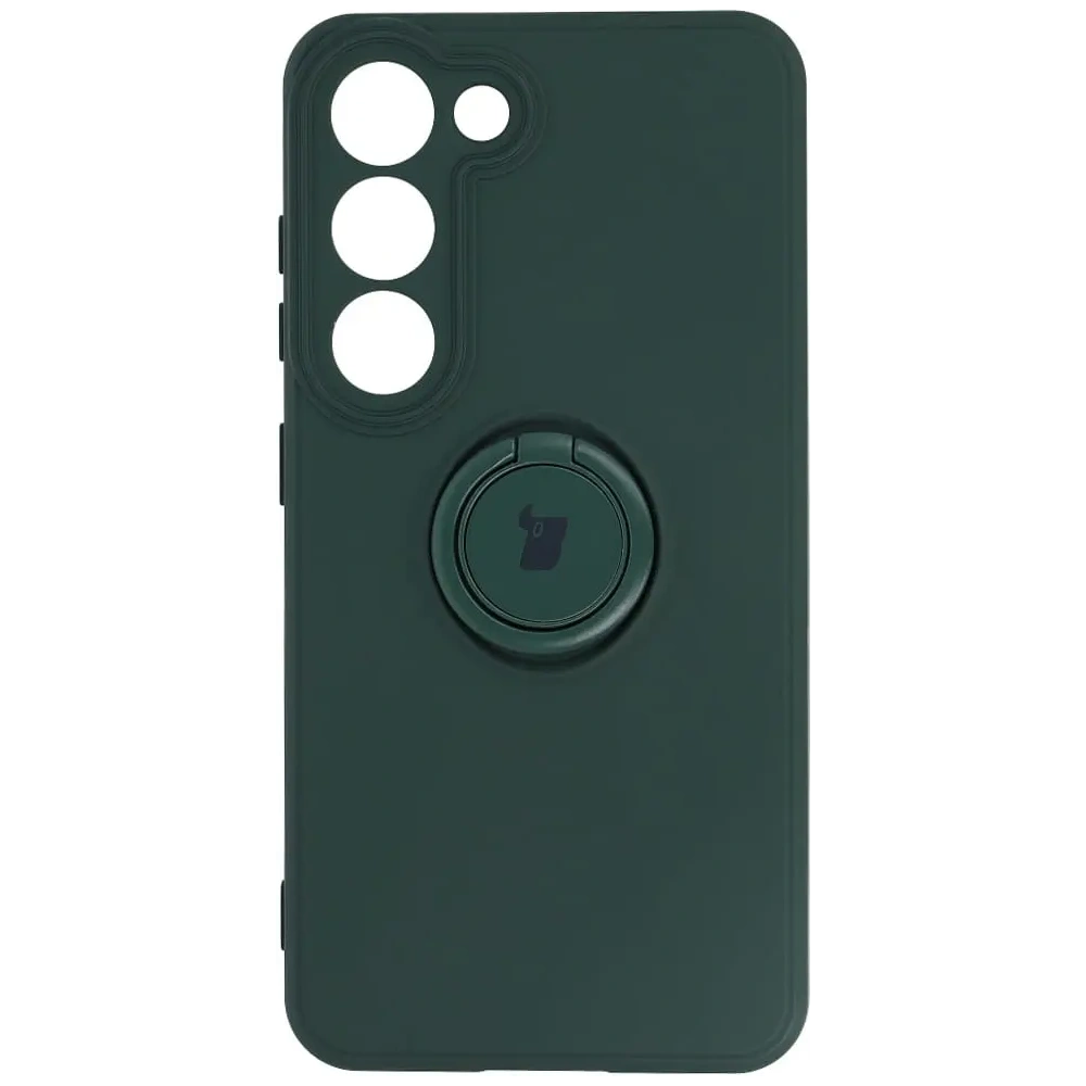 Hurtownia GSM - Bizon Case Silicone Gyűrű Sq do Samsung Galaxy S23 sötétzöld - BIZ7865 - {ean13} - Hurt