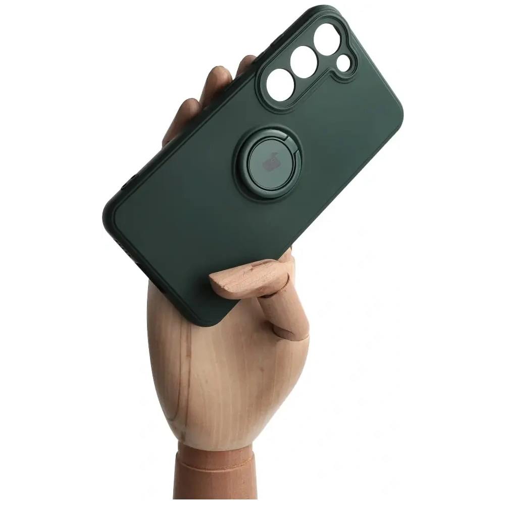 Hurtownia GSM - Bizon Case Silicone Gyűrű Sq do Samsung Galaxy S23 sötétzöld - BIZ7865 - {ean13} - Hurt