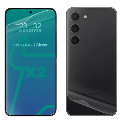 Folia hydrożelowa na tył i przód Bizon Glass Hydrogel Samsung Galaxy S23