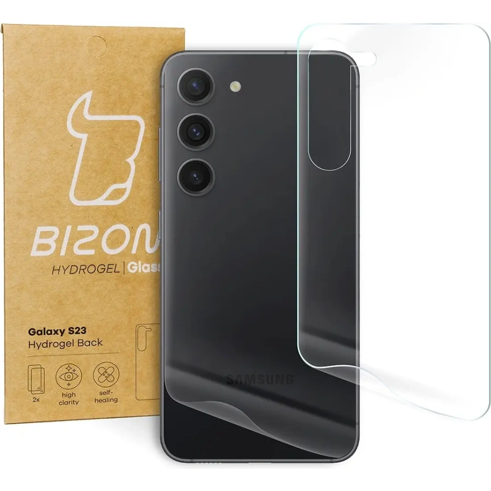 Hurtownia GSM - Bizon Glass Hydrogel Samsung Galaxy S23 [2 PACK] - BIZ1709 - {ean13} - Hurt