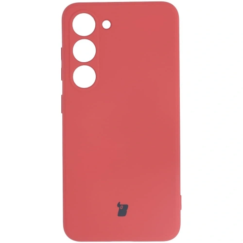 Etui Bizon Case Silicone Sq do Samsung Galaxy S23 brudny róż