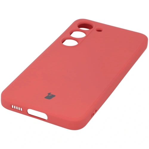 Etui Bizon Case Silicone Sq do Samsung Galaxy S23 brudny róż