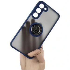 Hurtownia GSM - Bizon Case Hybrid Ring Samsung Galaxy S23 Plus fumurie cu un cadru albastru închis - BIZ1712 - {ean13} - Hurt