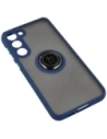 Hurtownia GSM - Etui z uchwytem na palec Bizon Case Hybrid Ring do Samsung Galaxy S23 Plus przydymione z granatową ramką - BIZ1712 - {ean13} - Hurt