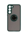 Wholesale Bizon Case Hybrid Ring Samsung Galaxy S23 Plus smoky with a dark green frame - BIZ1714 - {ean13} - Hurt