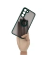 Wholesale Bizon Case Hybrid Ring Samsung Galaxy S23 Plus smoky with a dark green frame - BIZ1714 - {ean13} - Hurt