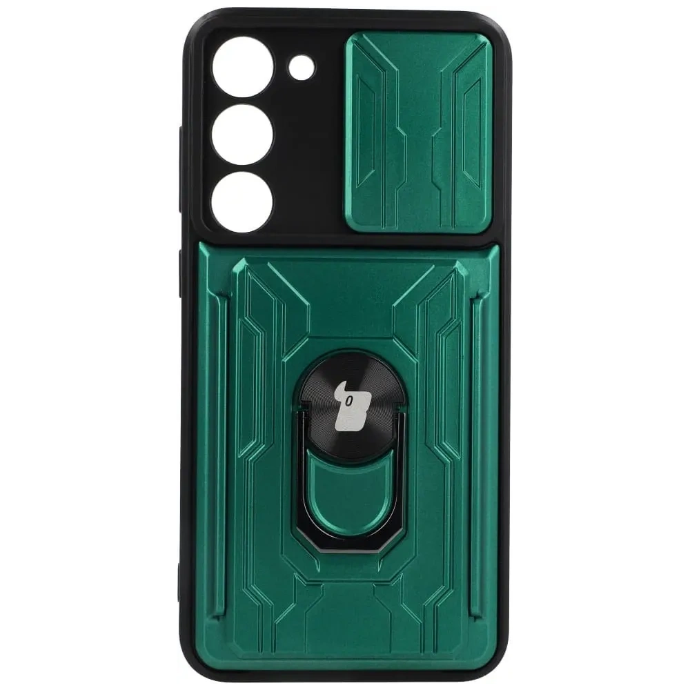 Hurtownia GSM - Bizon Case Camshield Card Slot Ring Samsung Galaxy S23 Plus verde - BIZ1717 - {ean13} - Hurt