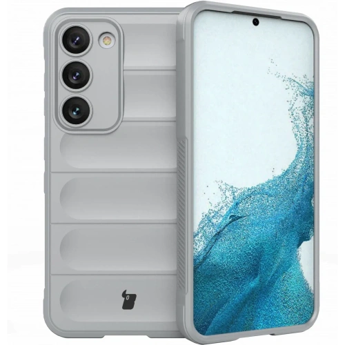 Pancerne etui Bizon Case Tur do Samsung Galaxy S23 Plus jasnoszare