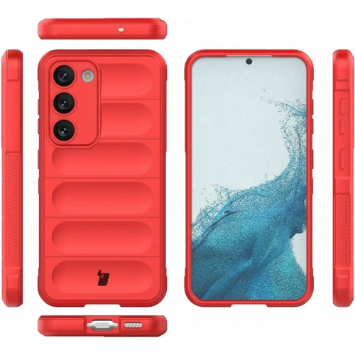 Pancerne etui Bizon Case Tur do Samsung Galaxy S23 Plus czerwone