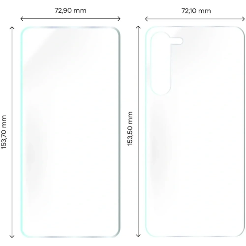 Folia hydrożelowa na tył i przód Bizon Glass Hydrogel Samsung Galaxy S23 Plus