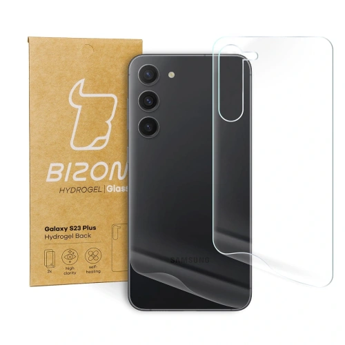 Folia hydrożelowa na tył Bizon Glass Hydrogel Samsung Galaxy S23 Plus [2 PACK]