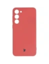 Caz de silicon Bizon Sq Samsung Galaxy S23 Plus roz murdar