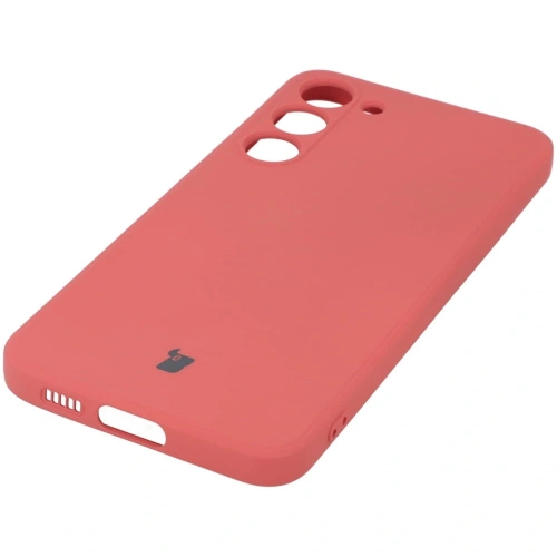 Etui Bizon Case Silicone Sq do Samsung Galaxy S23 Plus brudny róż