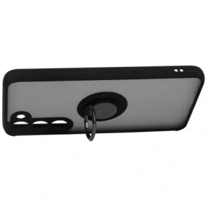 Hurtownia GSM - Etui z uchwytem na palec Bizon Case Hybrid Ring do Samsung Galaxy S23 Plus kouřové s černým rámečkem - BIZ1725 - {ean13} - Hurt
