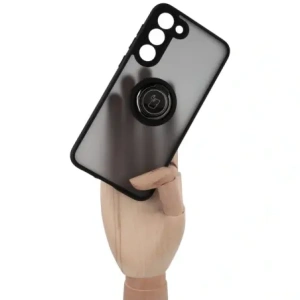 Hurtownia GSM - Bizon Case Hybrid Ring Samsung Galaxy S23 Plus fumuriu cu un cadru negru - BIZ1725 - {ean13} - Hurt
