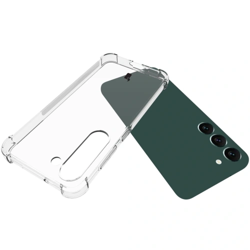 Etui + 2x szkło na ekran + obiektyw Bizon Case Clear Pack do Samsung Galaxy S23 Plus przezroczyste