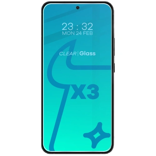 3x Szkło na ekran + szkło na aparat BIZON Clear 2 do Samsung Galaxy S23 Plus