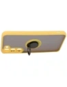 Wholesale Bizon Case Hybrid Ring Samsung Galaxy S23 Plus smoky with a yellow frame - BIZ1729 - {ean13} - Hurt