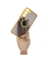 Hurtownia GSM - Etui z uchwytem na palec Bizon Case Hybrid Ring do Samsung Galaxy S23 Plus kouřové s žlutým rámem - BIZ1729 - {ean13} - Hurt