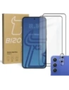 BIZON Edge 2 2x screen glass + camera glass Samsung Galaxy S23 Plus