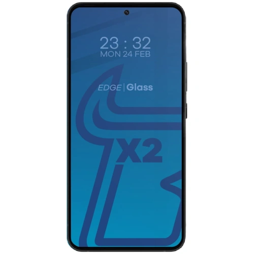 2x Szkło na ekran + szkło na aparat BIZON Edge 2 do Samsung Galaxy S23 Plus