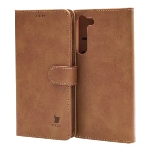 Hurtownia GSM - Bizon Case Wallet Samsung Galaxy S23 Plus maro deschis - BIZ1731 - {ean13} - Hurt