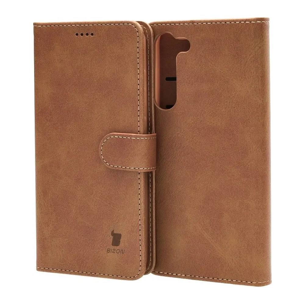 Wholesale Bizon Case Wallet Samsung Galaxy S23 Plus light brown - BIZ1731 - {ean13} - Hurt