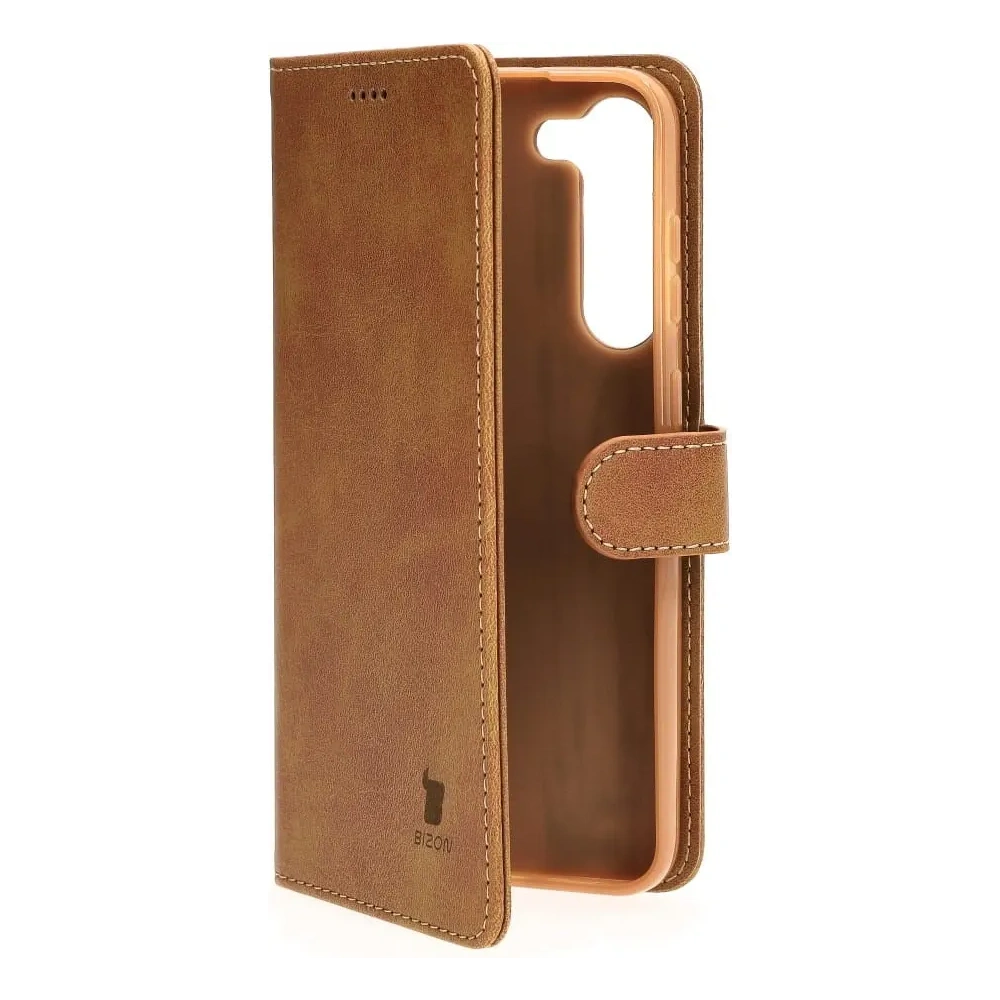Hurtownia GSM - Etui Bizon Case Wallet do Samsung Galaxy S23 Plus světle hnědé - BIZ1731 - {ean13} - Hurt