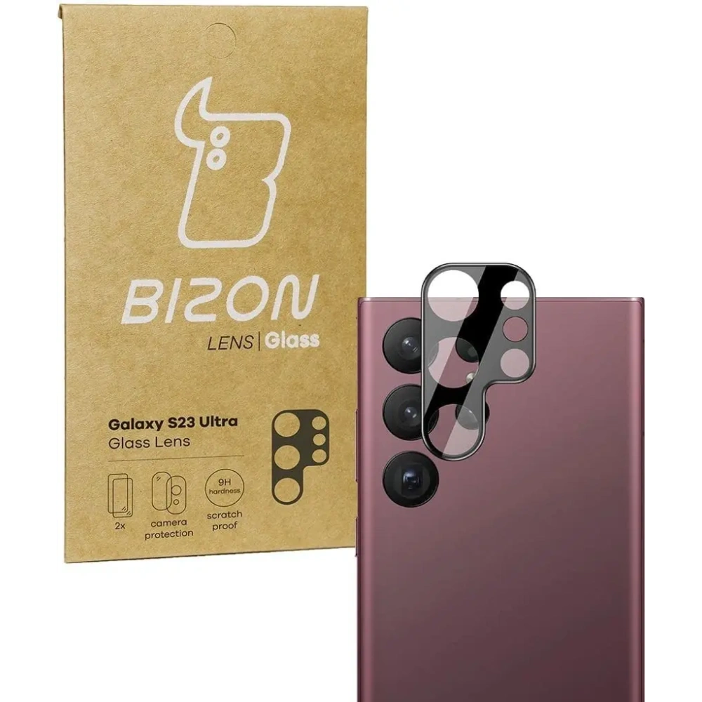 Hurtownia GSM - Bizon üveg lencse Samsung Galaxy S23 Ultra [2 CSOMAG] - BIZ1733 - {ean13} - Hurt