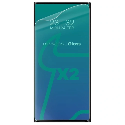 Folia hydrożelowa na ekran Bizon Glass Hydrogel do Samsung Galaxy S23 Ultra [2 PACK]