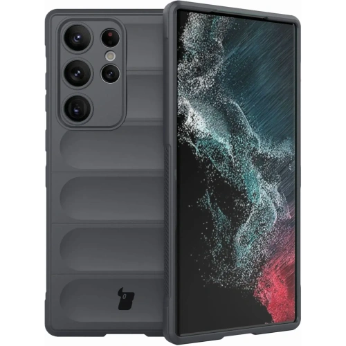 Pancerne etui Bizon Case Tur do Samsung Galaxy S23 Ultra szare