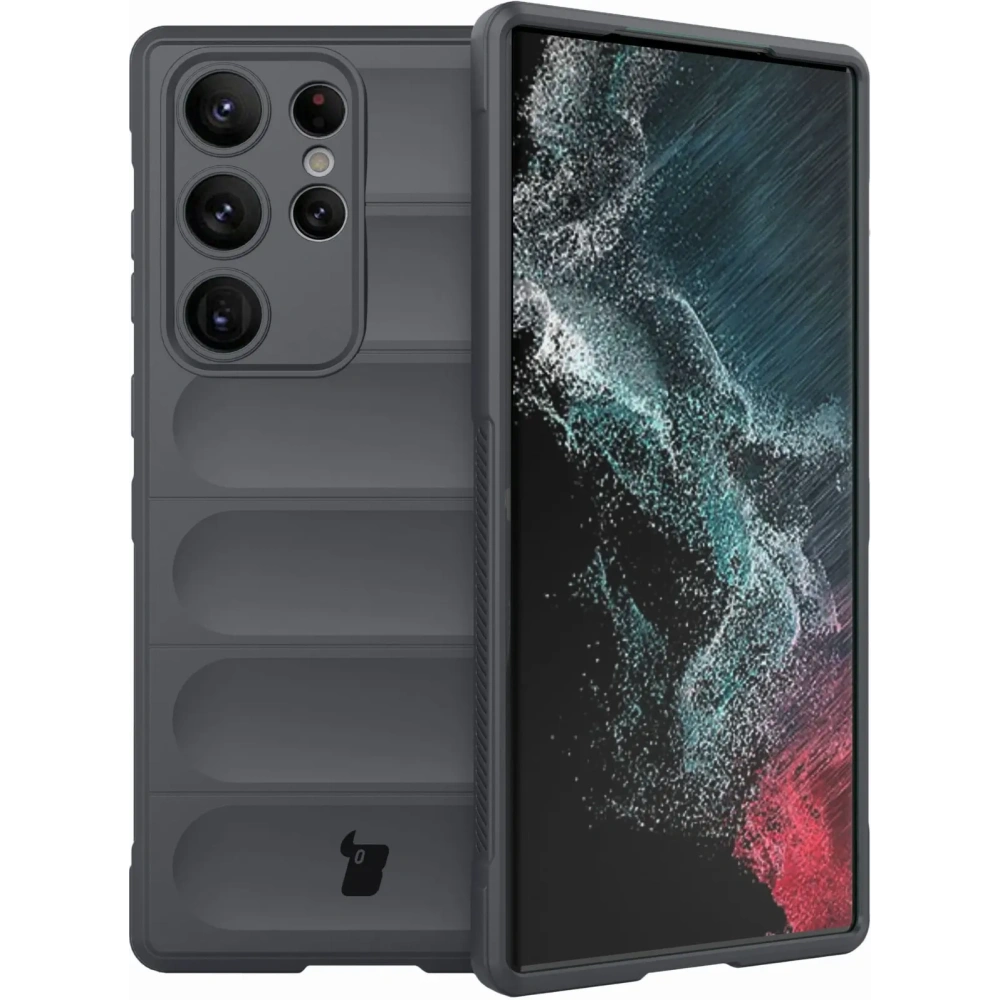 Hurtownia GSM - Pancerne etui Bizon Case Tur do Samsung Galaxy S23 Ultra szare - BIZ1736 - {ean13} - Hurt