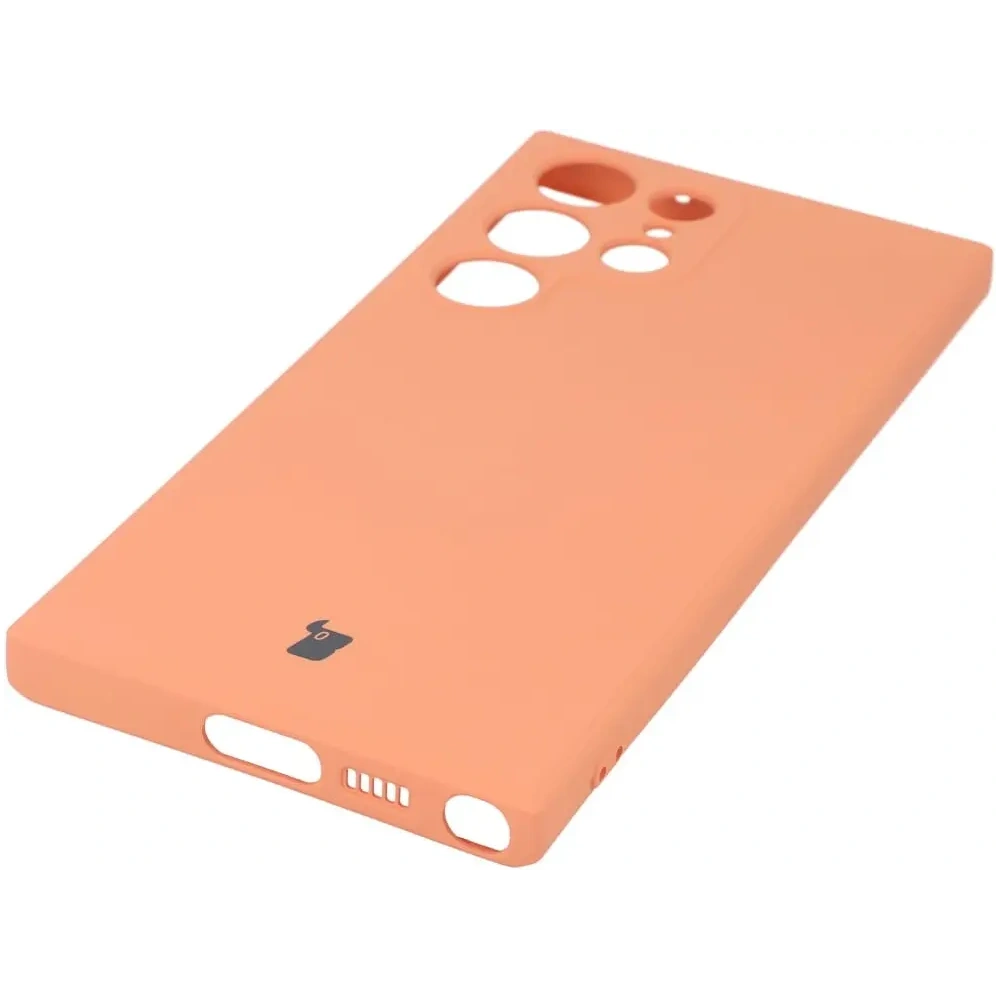 Wholesale Bizon Case Silicone Sq Samsung Galaxy S23 Ultra orange - BIZ1737 - {ean13} - Hurt