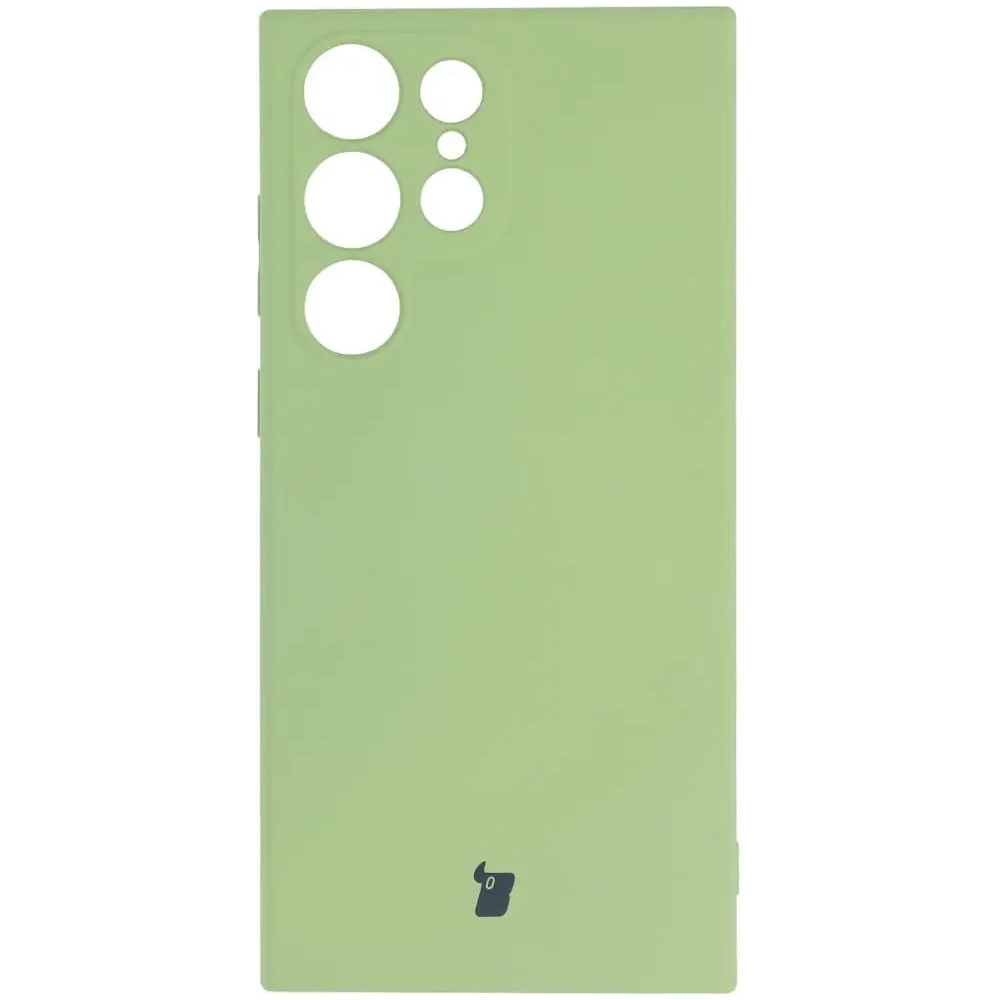 Wholesale Bizon Case Silicone Sq Samsung Galaxy S23 Ultra light green - BIZ1738 - {ean13} - Hurt