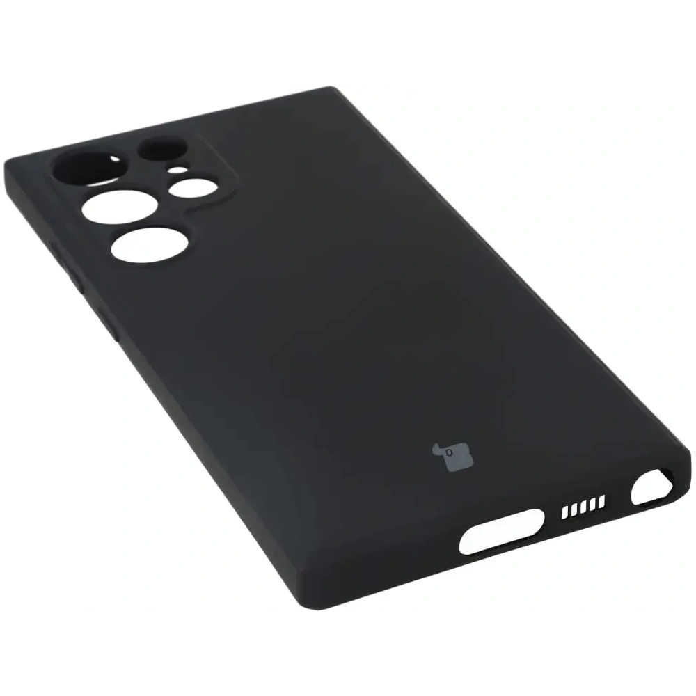 Wholesale Bizon Case Silicone Sq Samsung Galaxy S23 Ultra black - BIZ1739 - {ean13} - Hurt