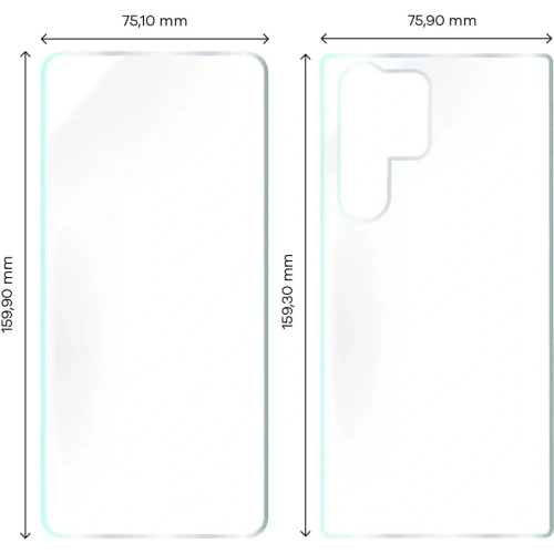 Folia hydrożelowa na tył i przód Bizon Glass Hydrogel Samsung Galaxy S23 Ultra