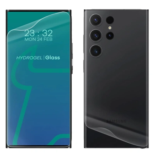 Folia hydrożelowa na tył i przód Bizon Glass Hydrogel Samsung Galaxy S23 Ultra