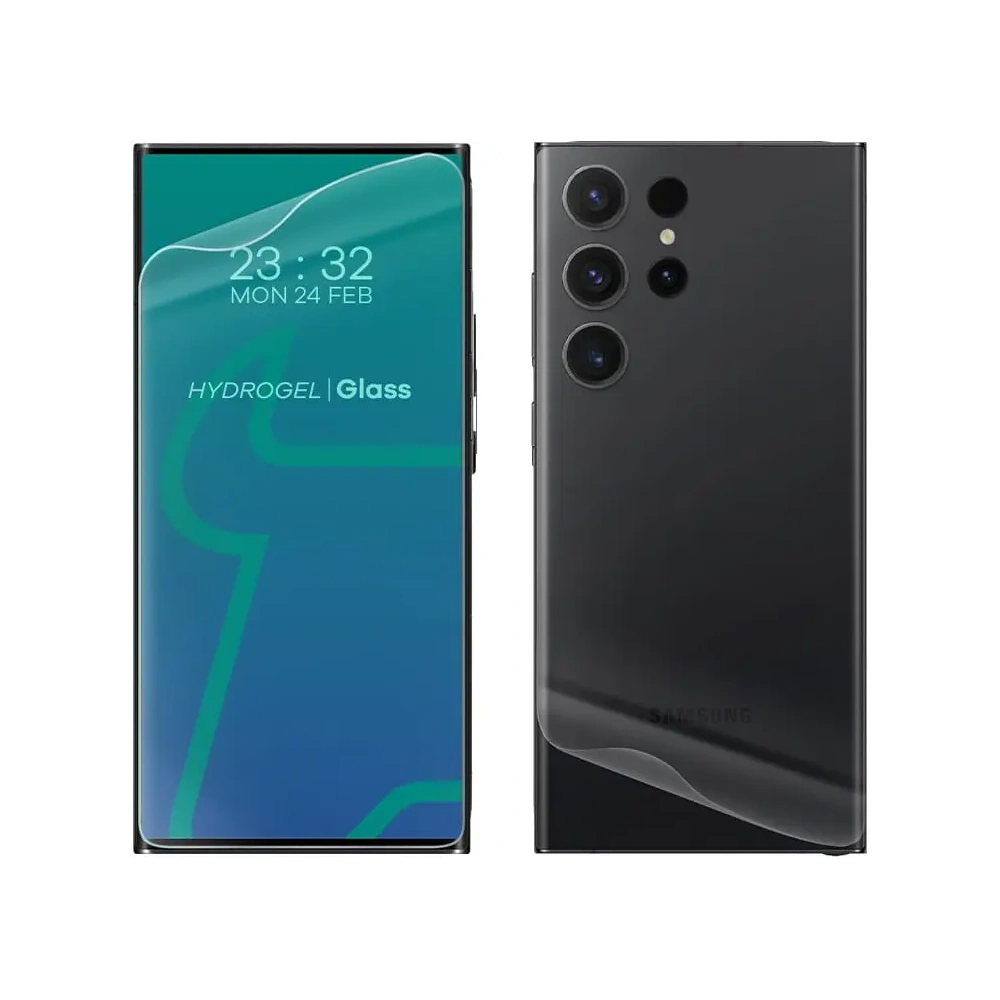 Hurtownia GSM - Folia hydrożelowa na tył i przód Bizon Glass Hydrogel Samsung Galaxy S23 Ultra - BIZ1741 - {ean13} - Hurt